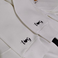 Siyah Ejder & Beyaz Ejder Kapşonlu Sweatshirt Siyah Ejder & Beyaz Ejder Kapşonlu Sweatshirt