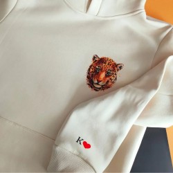 Erkek & Dişi Aslan Kombin Çift Sweatshirt Erkek & Dişi Aslan Kombin Çift Sweatshirt