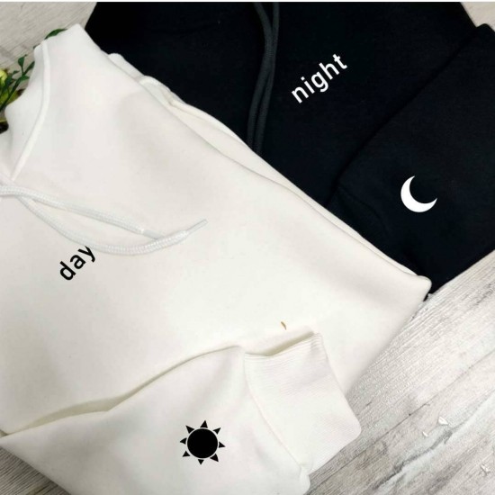 Day & Night Kombin Çift Sweatshirt Day & Night Kombin Çift Sweatshirt