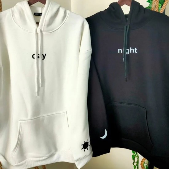 Day & Night Kombin Çift Sweatshirt Day & Night Kombin Çift Sweatshirt