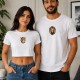 Erkek & Dişi Aslan Kombin Crop ve Tshirt