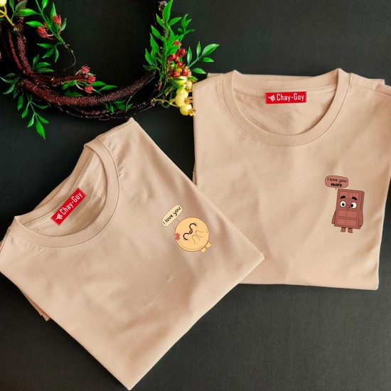 2 Adet Çizgifilm Tasarımlı  Tshirt