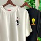 2 Adet Çizgifilm Tasarımlı  Tshirt