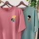 2 Adet Çizgifilm Tasarımlı Tshirt - Oversize 2 Adet Çizgifilm Tasarımlı Tshirt - Oversize
