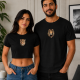 Erkek & Dişi Aslan Kombin Crop ve Tshirt