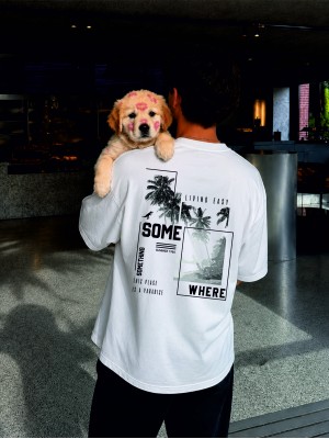Some Where Oversized Tshirt