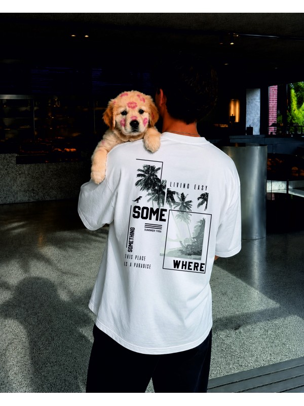 Some Where Oversized Tshirt