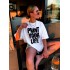 Prınt Your Lıfe Oversized Tshirt