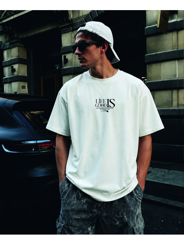 Life is good  Oversized Tshirt