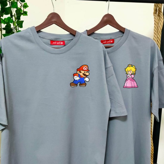 2 Adet Çizgifilm Tasarımlı Tshirt - Oversize 2 Adet Çizgifilm Tasarımlı Tshirt - Oversize