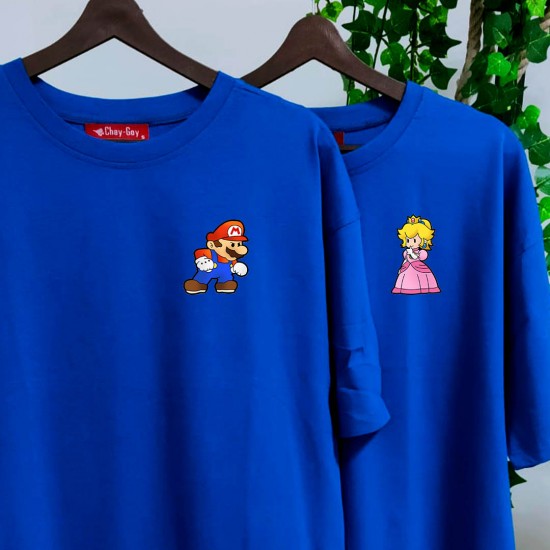 2 Adet Çizgifilm Tasarımlı Tshirt - Oversize 2 Adet Çizgifilm Tasarımlı Tshirt - Oversize