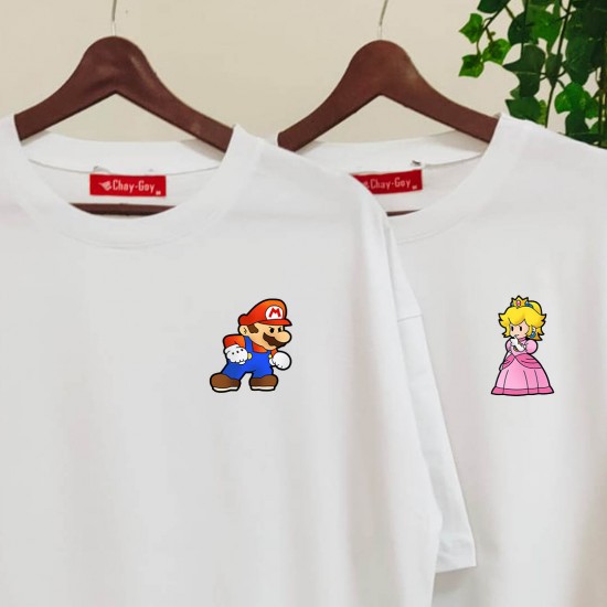 2 Adet Çizgifilm Tasarımlı Tshirt - Oversize 2 Adet Çizgifilm Tasarımlı Tshirt - Oversize