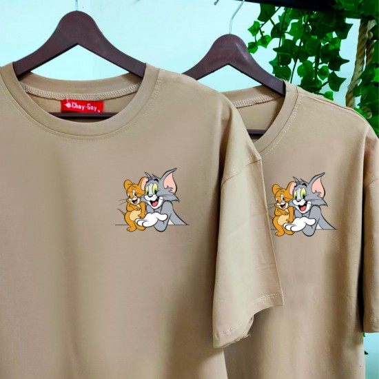 2 Adet Tom Jerry Yeni Tasarım Tshirt