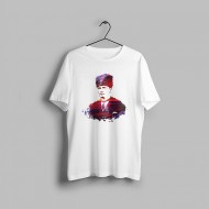 Atatürk Siluet Renkli Tasarımlı Tshirt