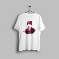 Atatürk Siluet Renkli Tasarımlı Tshirt