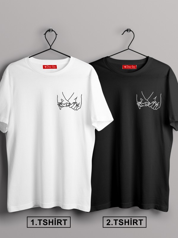 2 Adet Promise Tasarımlı Tshirt 2 Adet Promise Tasarımlı Tshirt