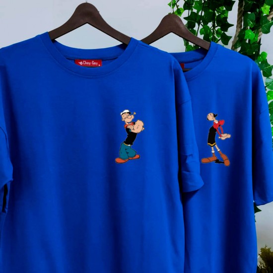 2 Adet Çizgifilm Tasarımlı Tshirt - Oversize 2 Adet Çizgifilm Tasarımlı Tshirt - Oversize