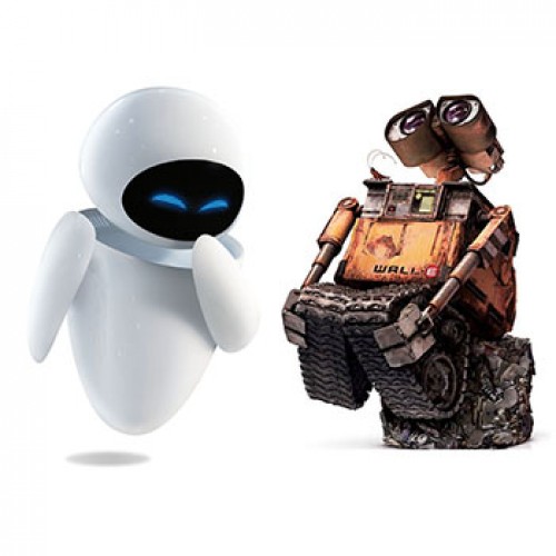 Wall-E & Eve 