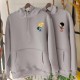 2 Adet Çizgifilm Tasarımlı  Kapşonlu Sweatshirt Hoodie