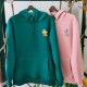 2 Adet Çizgifilm Tasarımlı  Kapşonlu Sweatshirt Hoodie
