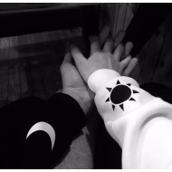 2 Adet Day & Night İçi Polar Kapşonlu Sweatshirt 