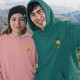 2 Adet Çizgifilm Tasarımlı  Kapşonlu Sweatshirt Hoodie