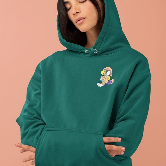 2 Adet Çizgifilm Tasarımlı  Kapşonlu Sweatshirt Hoodie
