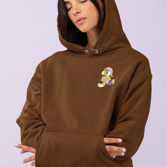 2 Adet Çizgifilm Tasarımlı  Kapşonlu Sweatshirt Hoodie